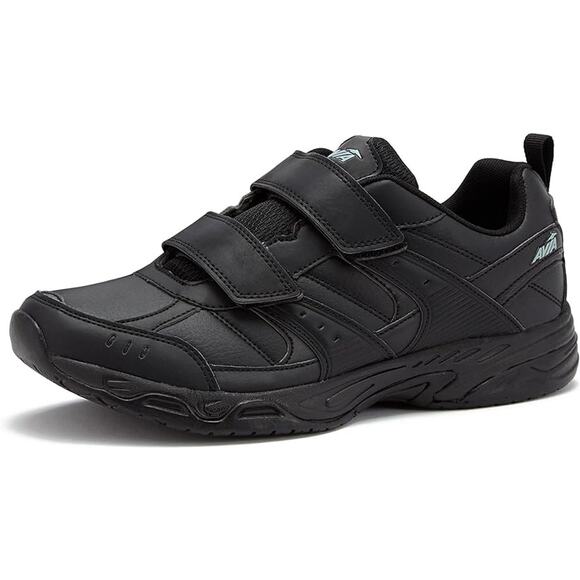 Avia Avi-Union II Mens Size 10.5 Extra Wide 4E Black Non Slip Safety Shoes - Picture 1 of 6